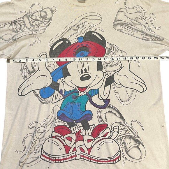 Vintage Mickey Unlimited Jerry Leigh Hip Hop Single Stitch Shirt Men XL - Picture 4 of 6
